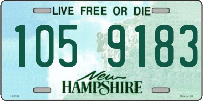 NH license plate 1059183