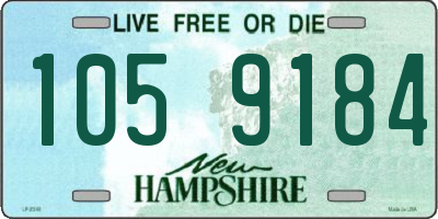 NH license plate 1059184