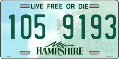 NH license plate 1059193