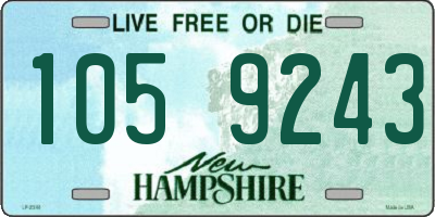 NH license plate 1059243