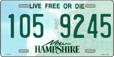 NH license plate 1059245