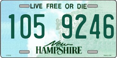 NH license plate 1059246