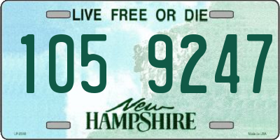 NH license plate 1059247