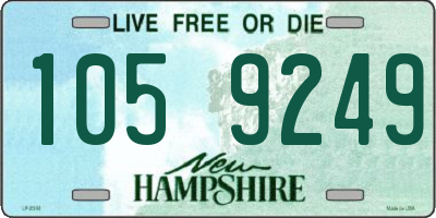 NH license plate 1059249