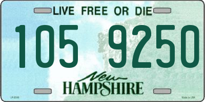 NH license plate 1059250