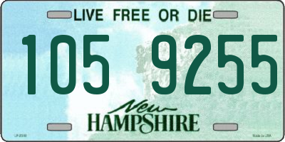 NH license plate 1059255