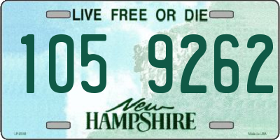 NH license plate 1059262