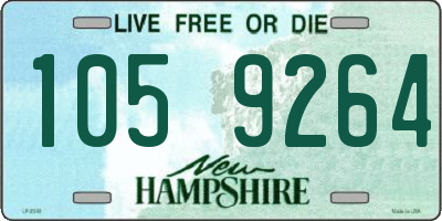 NH license plate 1059264