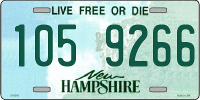 NH license plate 1059266