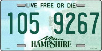 NH license plate 1059267