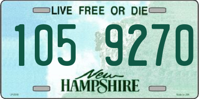 NH license plate 1059270