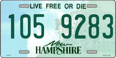 NH license plate 1059283