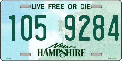 NH license plate 1059284