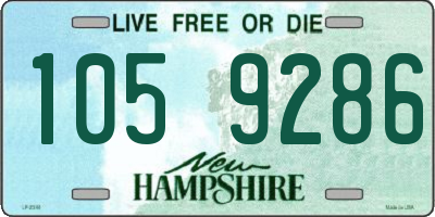 NH license plate 1059286