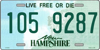 NH license plate 1059287
