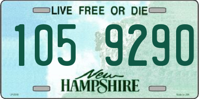 NH license plate 1059290