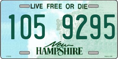 NH license plate 1059295