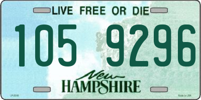 NH license plate 1059296