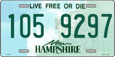 NH license plate 1059297