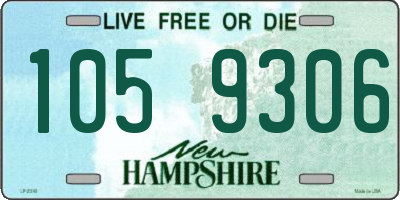 NH license plate 1059306