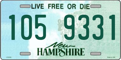 NH license plate 1059331