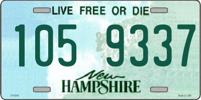 NH license plate 1059337