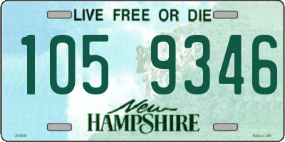 NH license plate 1059346