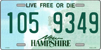 NH license plate 1059349