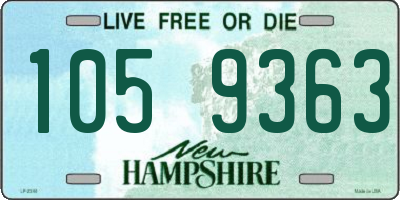 NH license plate 1059363