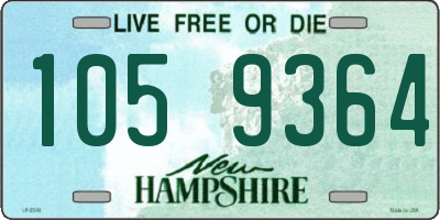 NH license plate 1059364
