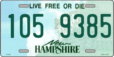 NH license plate 1059385