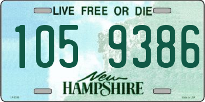 NH license plate 1059386