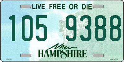 NH license plate 1059388