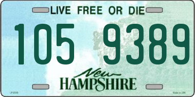 NH license plate 1059389