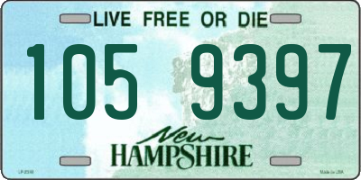 NH license plate 1059397