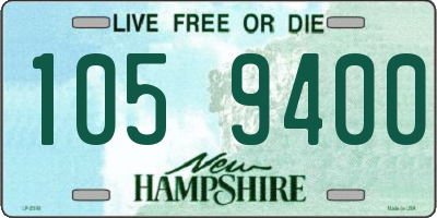 NH license plate 1059400