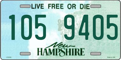 NH license plate 1059405