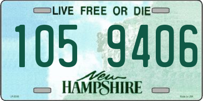 NH license plate 1059406