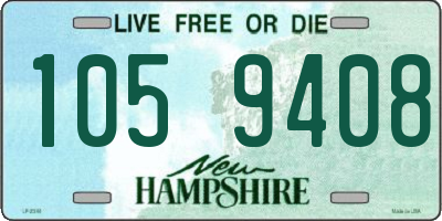 NH license plate 1059408