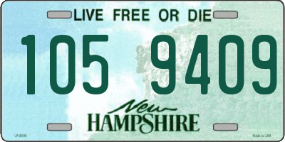 NH license plate 1059409