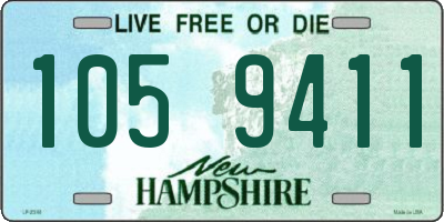 NH license plate 1059411