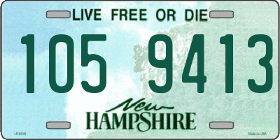 NH license plate 1059413