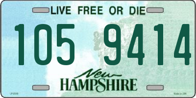 NH license plate 1059414