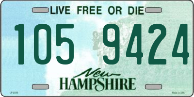 NH license plate 1059424