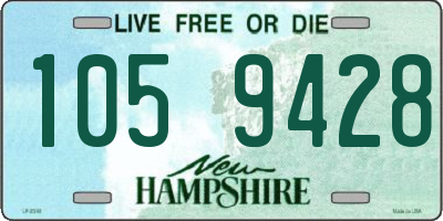 NH license plate 1059428