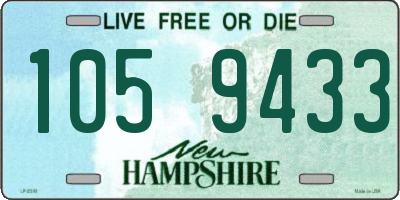 NH license plate 1059433