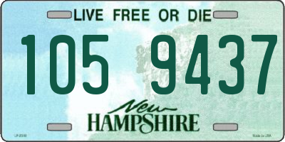 NH license plate 1059437