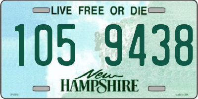 NH license plate 1059438