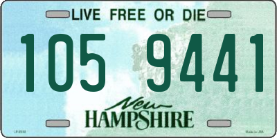 NH license plate 1059441