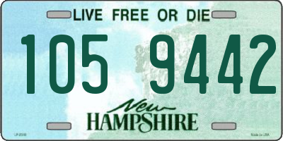 NH license plate 1059442